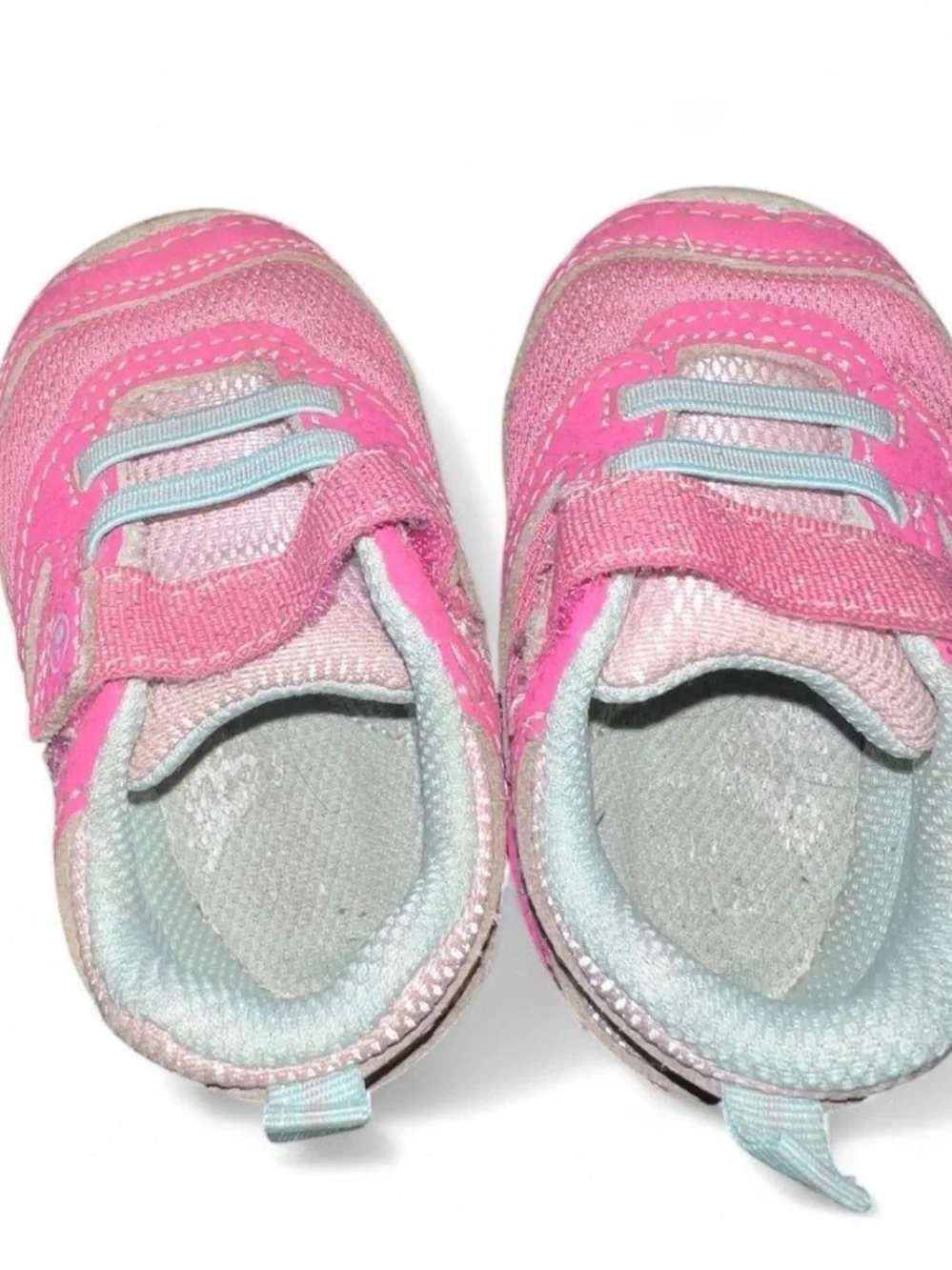 Stride Rite Baby Infant Toddler Girl Sneakers 3c wide